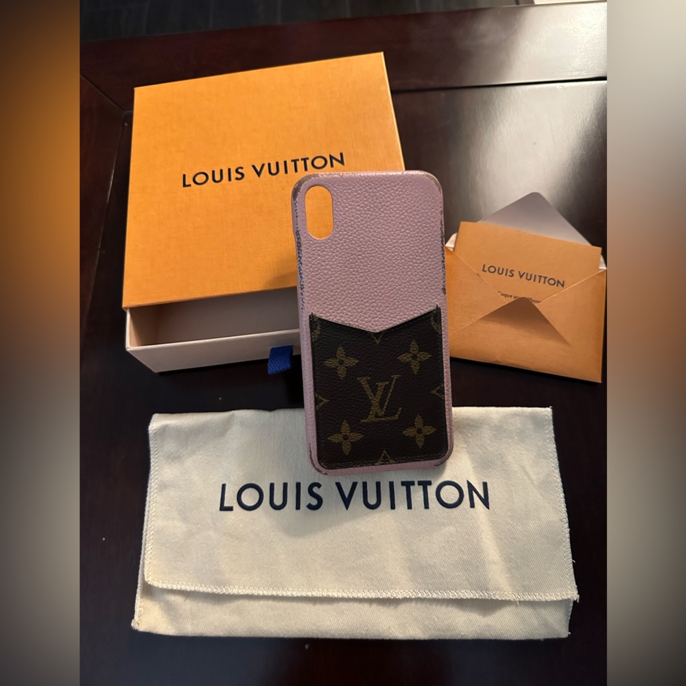 Authentic LV phone case for iPhone XS Max.